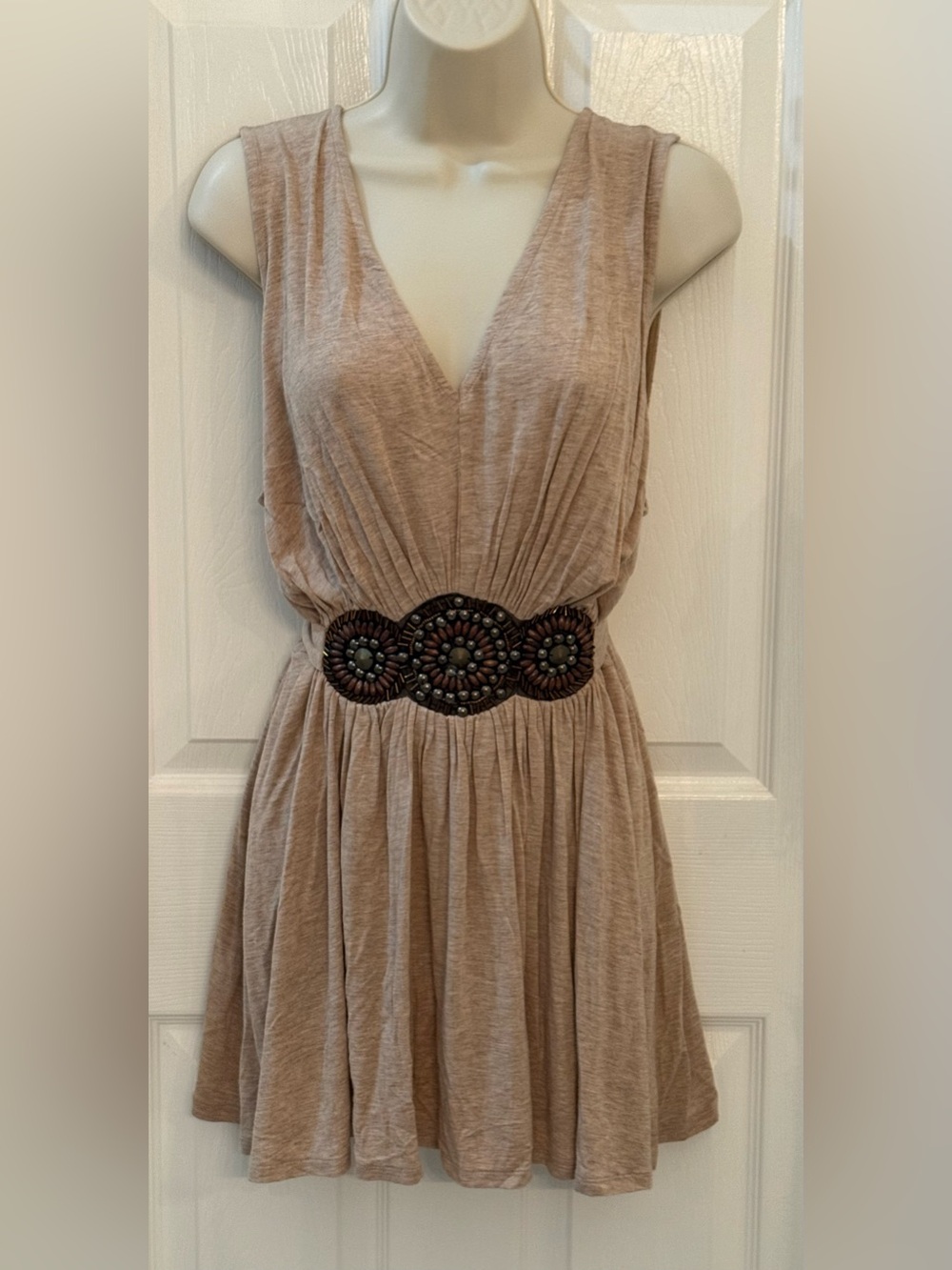 Su & Lola Brown Belted Waist Top Sz 1X NWT